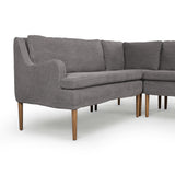 Aurelia Dining Banquette L-Shape in Broadway Denim from Four Hands - Luna Furniture