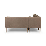Aurelia Dining Banquette L-Shape in Broadway Coffee from Four Hands - Luna Furniture