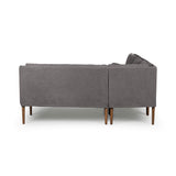 Aurelia Dining Banquette L-Shape in Broadway Denim from Four Hands - Luna Furniture