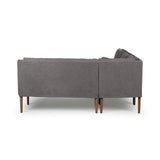 Aurelia Dining Banquette L-Shape in Broadway Denim from Four Hands - Luna Furniture
