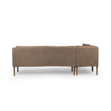 Aurelia Dining Banquette L-Shape in Broadway Coffee from Four Hands - Luna Furniture