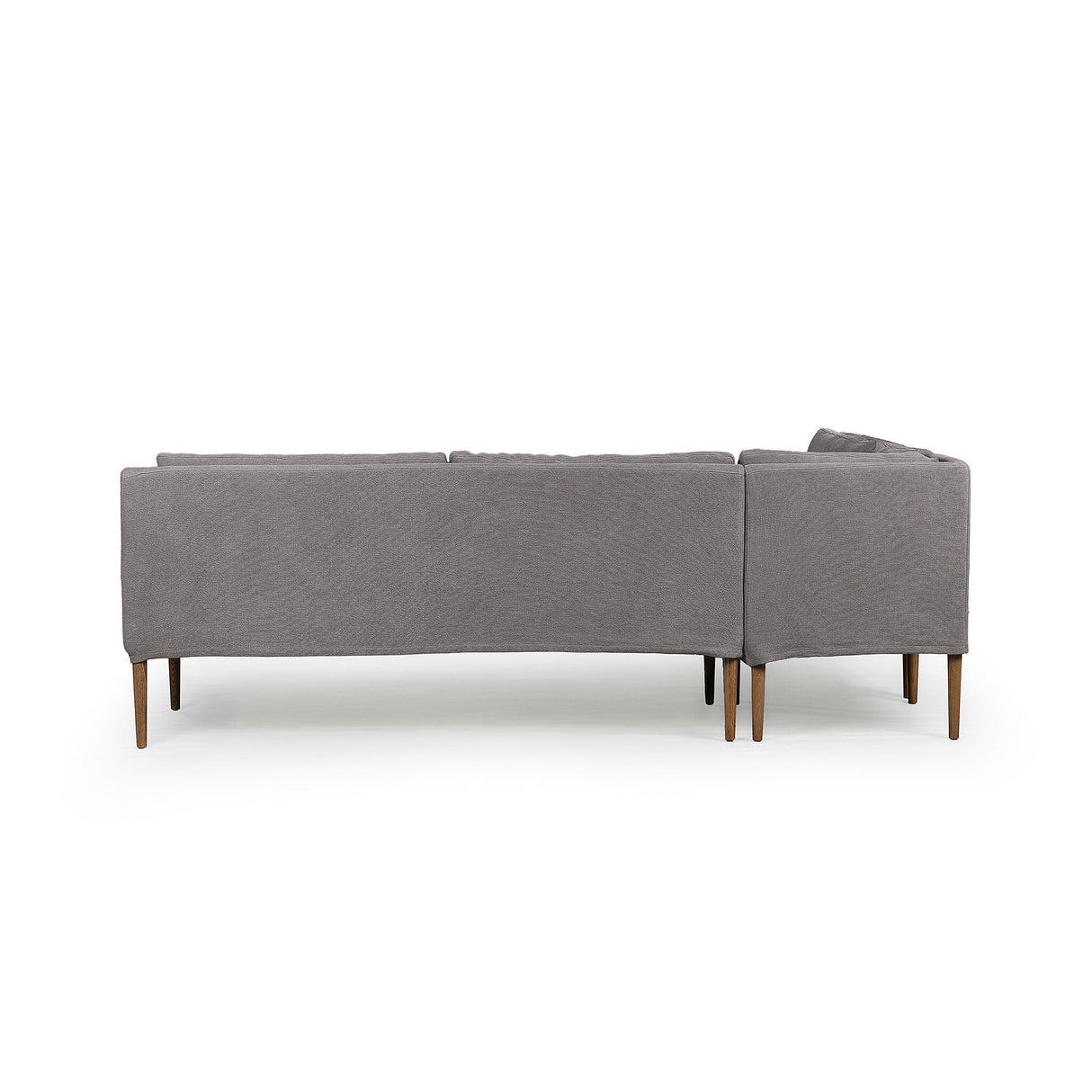 Aurelia Dining Banquette L-Shape in Broadway Denim from Four Hands - Luna Furniture