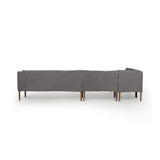 Aurelia Dining Banquette L-Shape in Broadway Denim from Four Hands - Luna Furniture