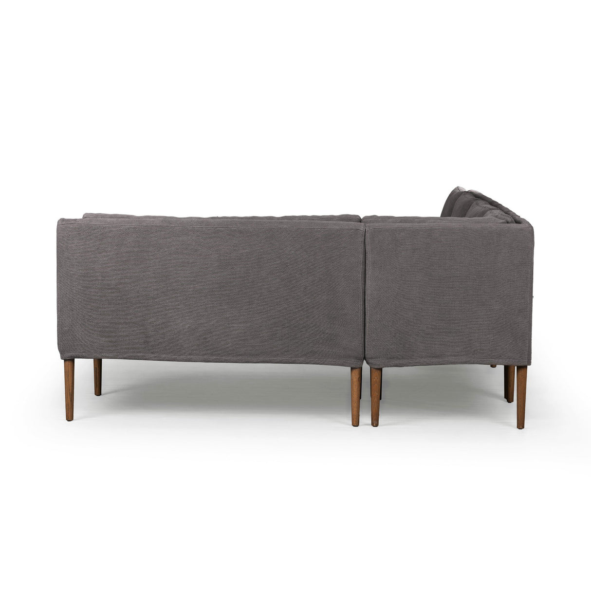 Aurelia Dining Banquette L-Shape in Broadway Denim from Four Hands - Luna Furniture