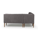 Aurelia Dining Banquette L-Shape in Broadway Denim from Four Hands - Luna Furniture