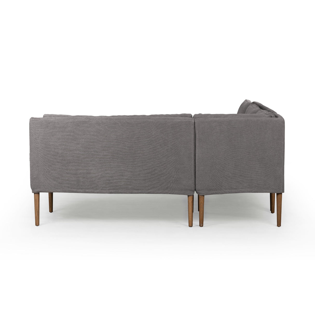 Aurelia Dining Banquette L-Shape in Broadway Denim from Four Hands - Luna Furniture