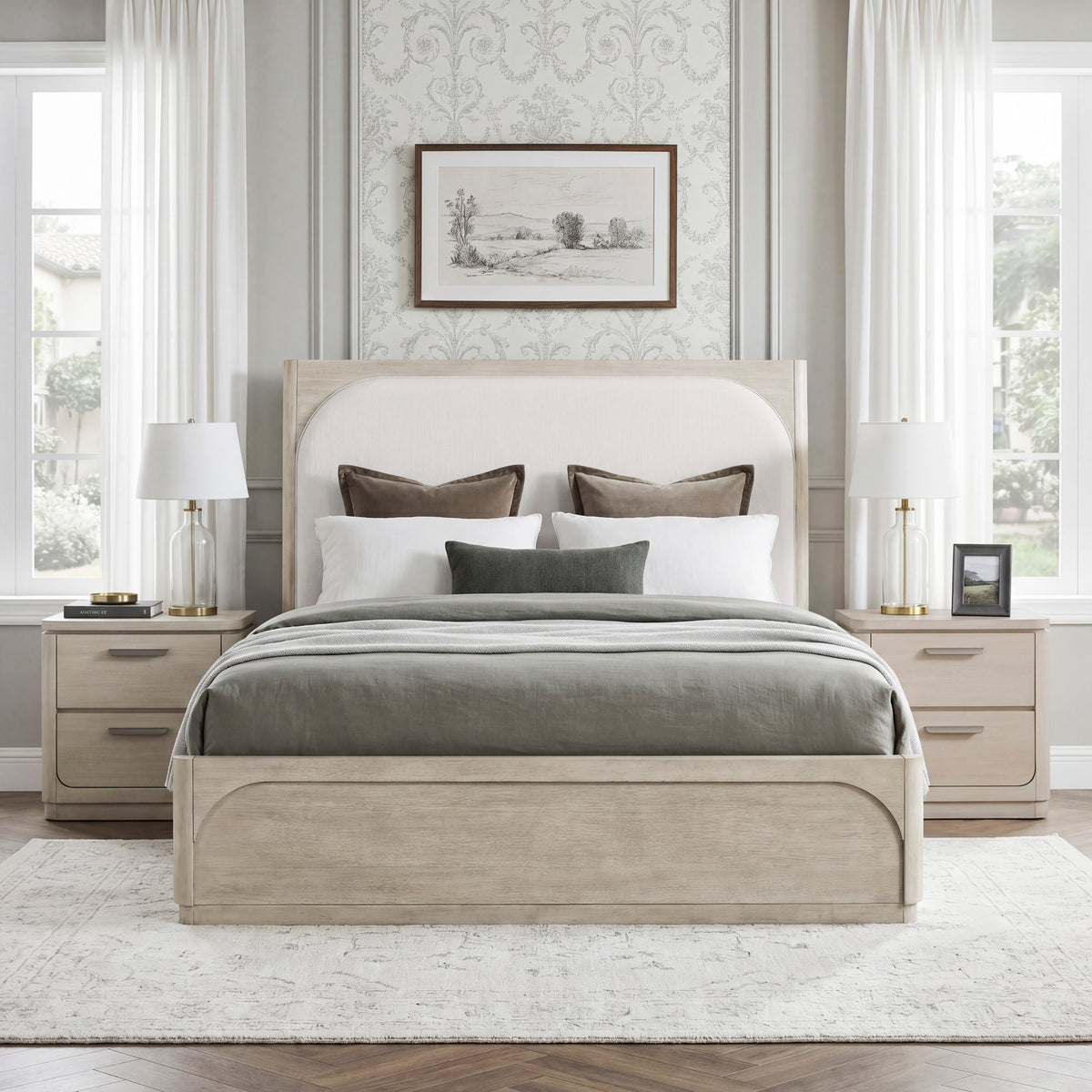 Alita Light Gray Natural Chest from Homelegance - Luna Furniture
