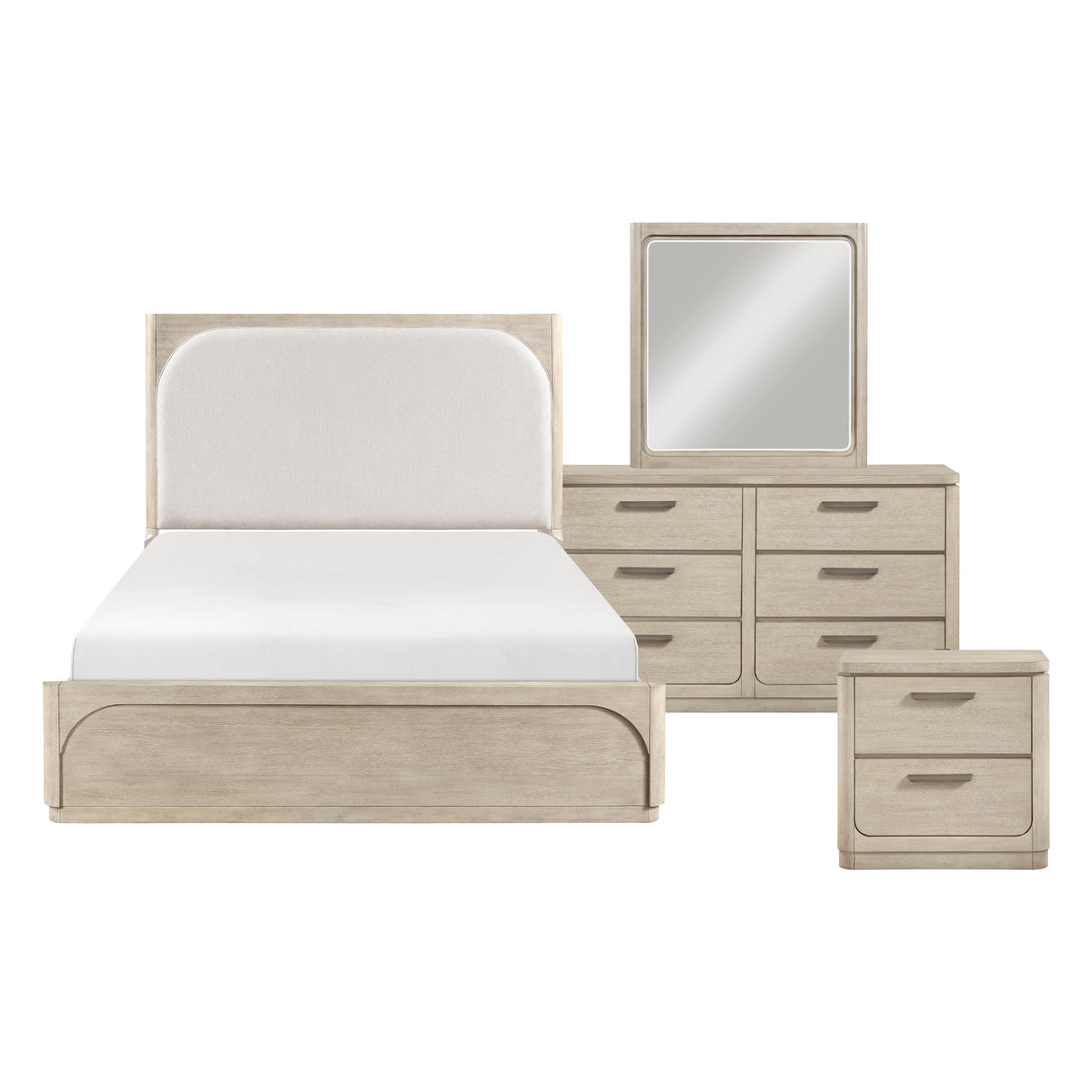 2477-1*4 4pc Set (QB+NS+DR+MR) from Homelegance - Luna Furniture