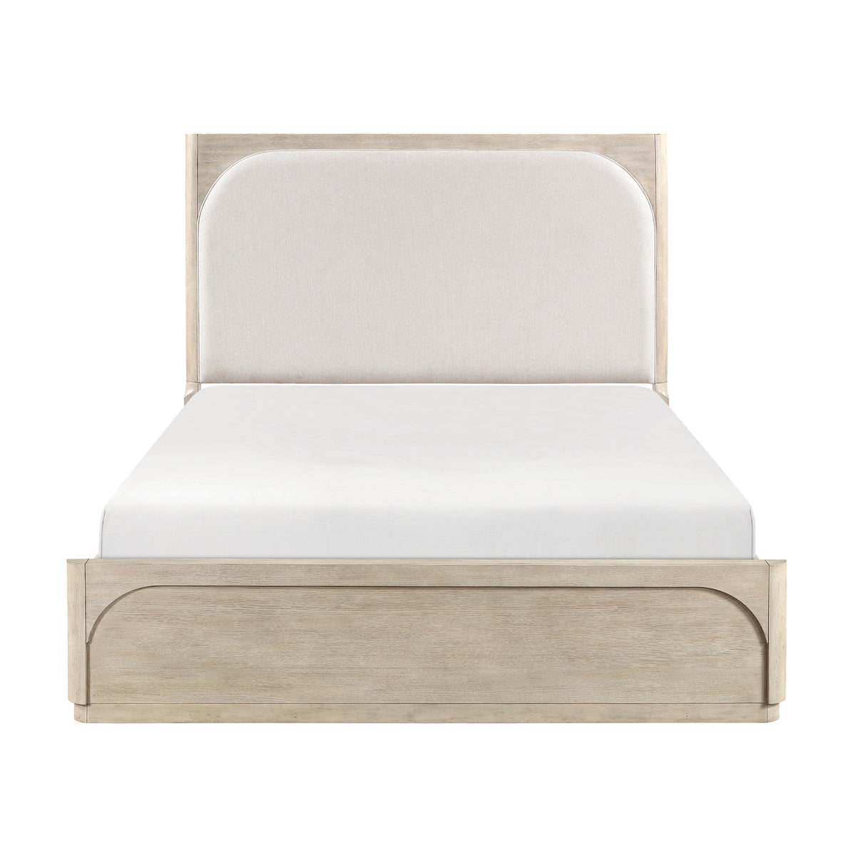 Alita Light Gray Natural Nightstand from Homelegance - Luna Furniture