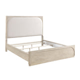 Alita Beige/Light Gray Natural King Bed