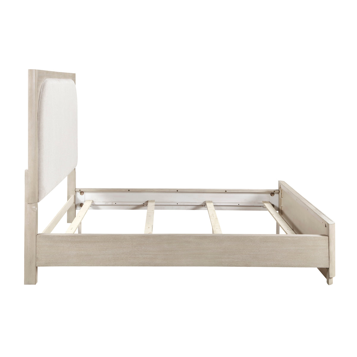 Alita Light Gray Natural Nightstand from Homelegance - Luna Furniture