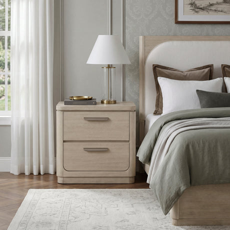 Alita Light Gray Natural Server from Homelegance - Luna Furniture