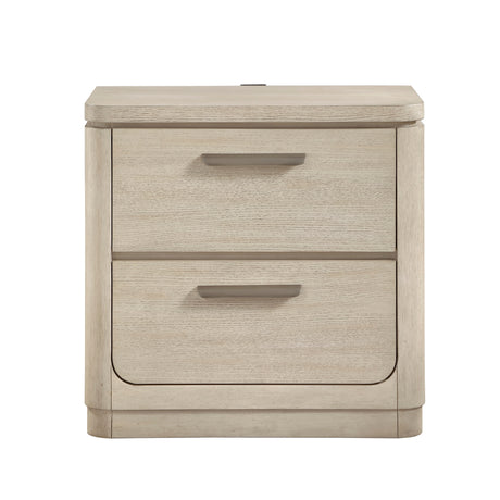 Alita Light Gray Natural Server from Homelegance - Luna Furniture