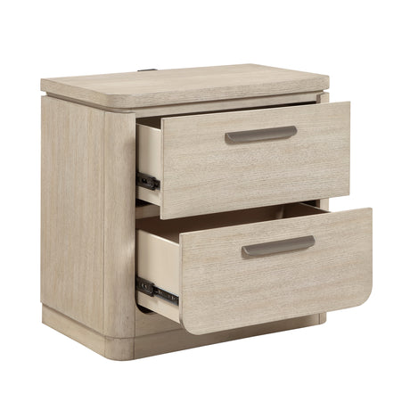 Alita Light Gray Natural Server from Homelegance - Luna Furniture