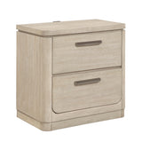 Alita Light Gray Natural Server from Homelegance - Luna Furniture