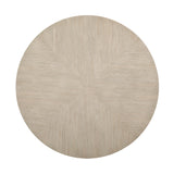 Alita Light Gray Natural Round Dining Table