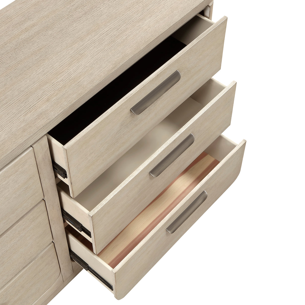 Alita Light Gray Natural Dresser