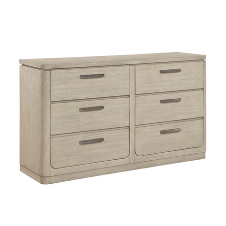 Alita Beige/Light Gray Natural Queen 5-Piece Bedroom Set from Homelegance - Luna Furniture