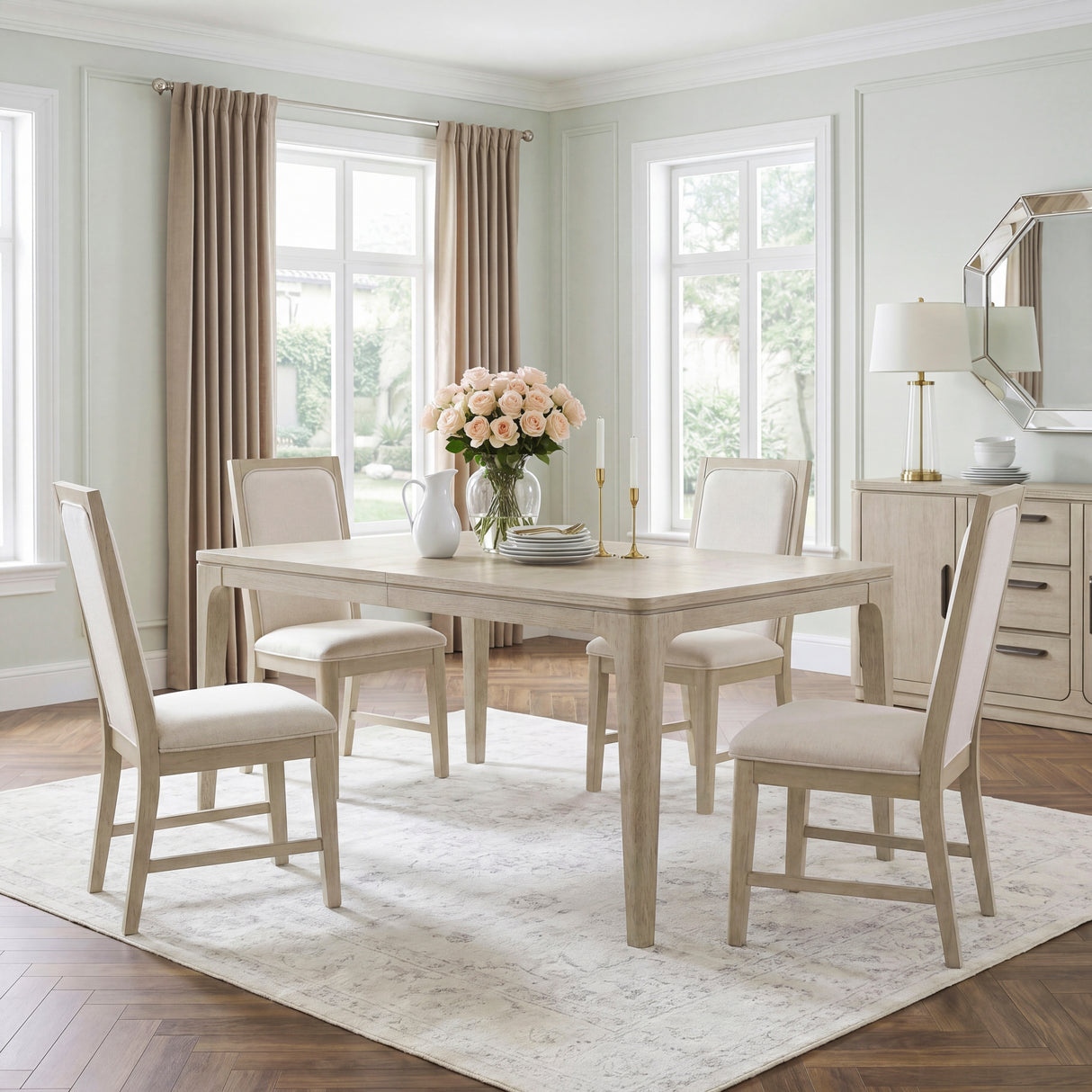 2477-86*7 7pc Set (TB+6S) from Homelegance - Luna Furniture