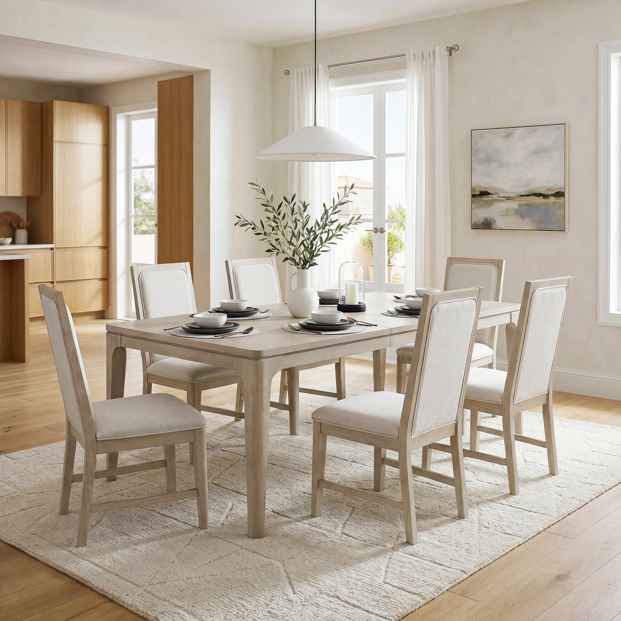 2477-86*7 7pc Set (TB+6S) from Homelegance - Luna Furniture