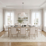 Alita Light Gray Natural Expandable Dining Table