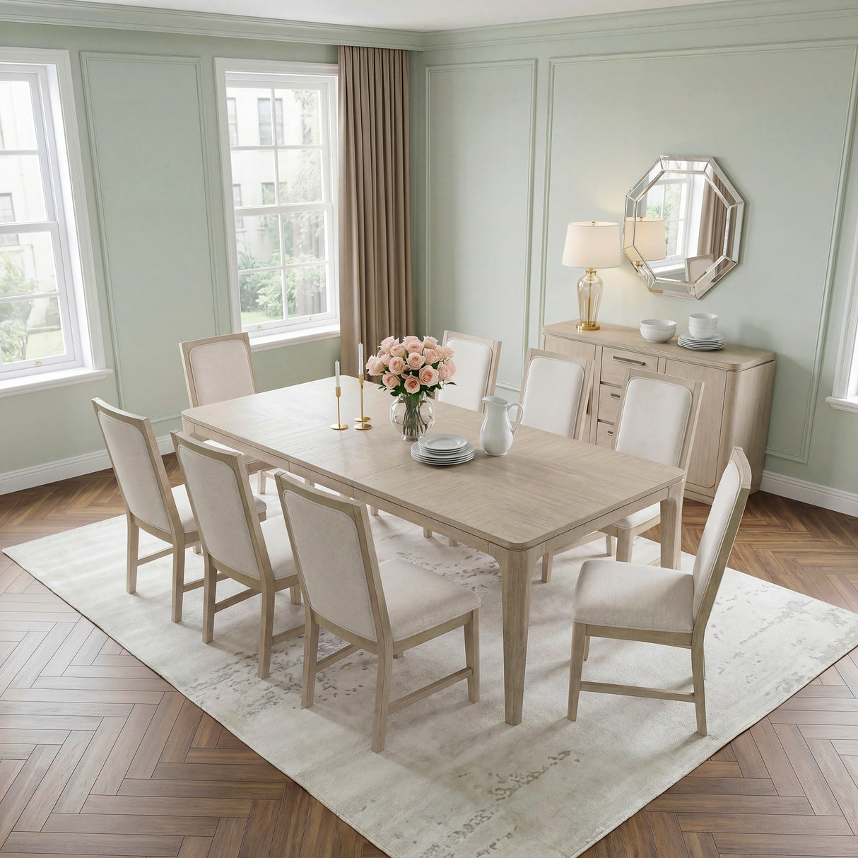 2477-86*7 7pc Set (TB+6S) from Homelegance - Luna Furniture