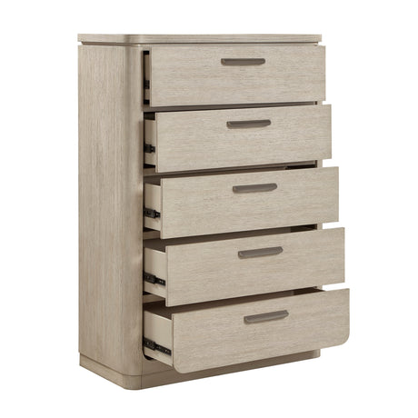 Alita Beige/Light Gray Natural Bedroom Set from Homelegance - Luna Furniture