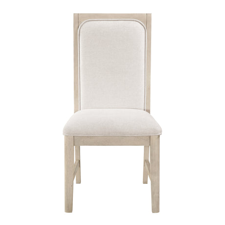 Alita Light Gray Natural Round Dining Room Set from Homelegance - Luna Furniture
