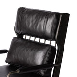 Ludvig Desk Chair in Sonoma Black from Four Hands - Luna Furniture