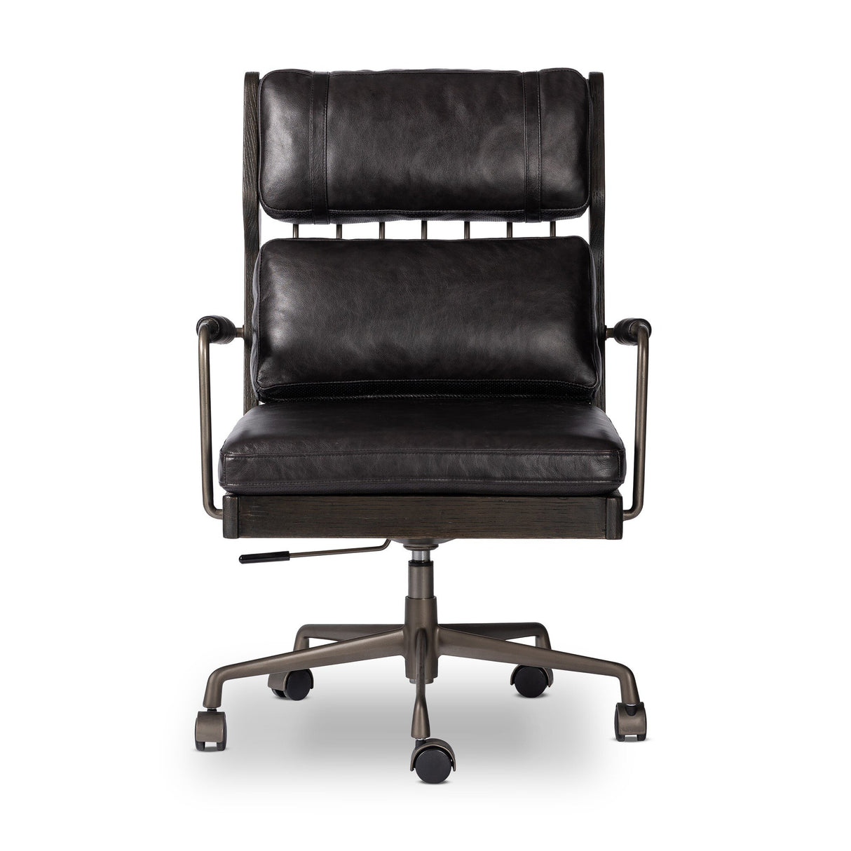 Ludvig Desk Chair in Sonoma Black from Four Hands - Luna Furniture