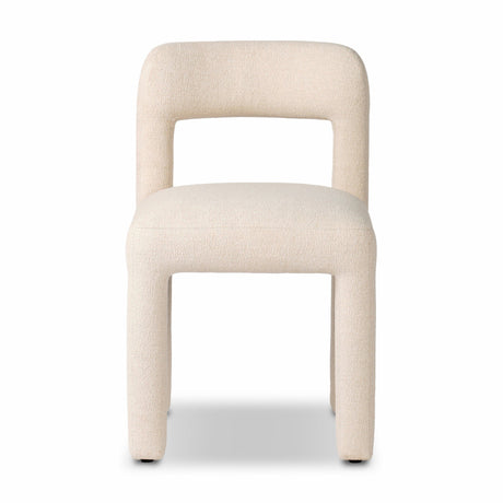Rodin Dining Chair in Crypton Wayfarer Snow from Four Hands - Luna Furniture