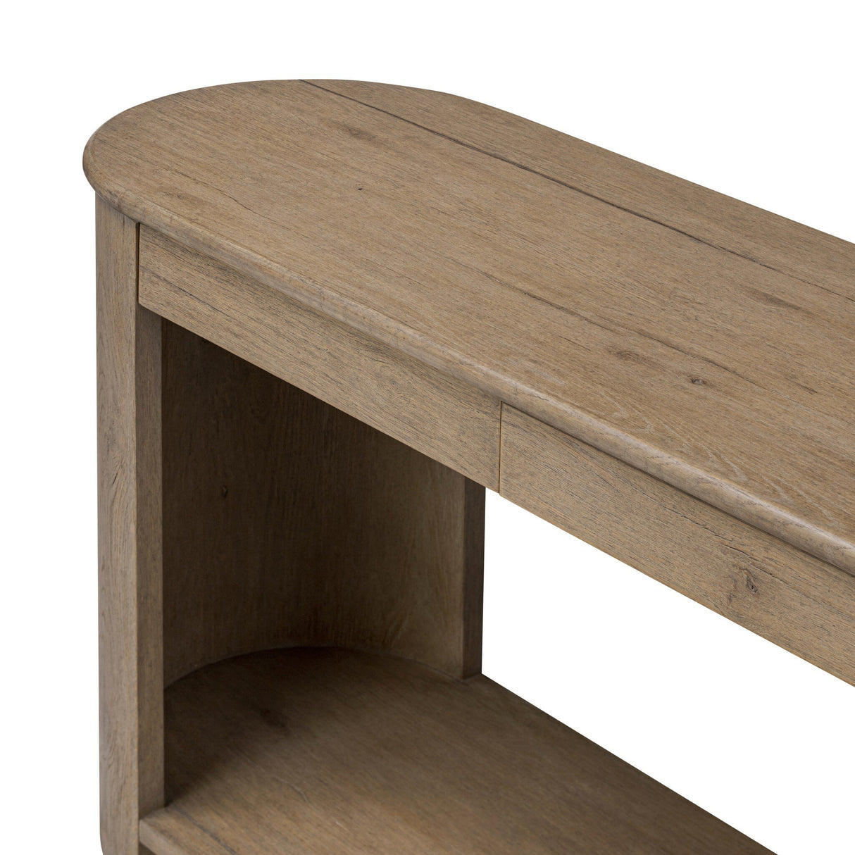 Farrow Console Table in Drifted Oak Veneer from Four Hands - Luna Furniture