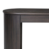 Farrow Console Table in Smoked Black Veneer from Four Hands - Luna Furniture