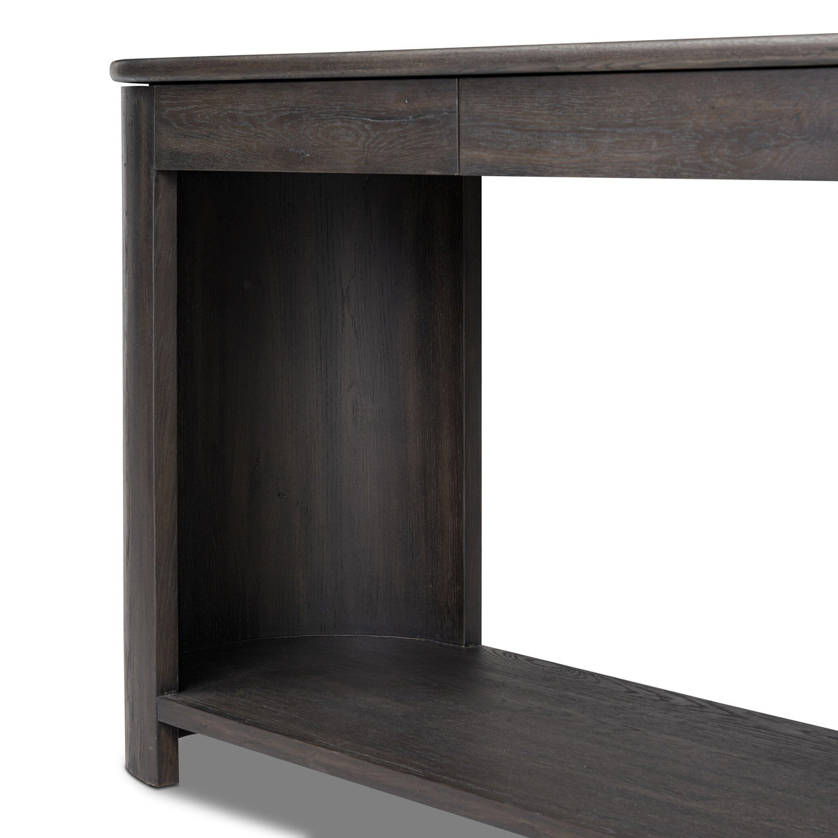 Farrow Console Table in Smoked Black Veneer from Four Hands - Luna Furniture