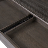 Farrow Console Table in Smoked Black Veneer from Four Hands - Luna Furniture
