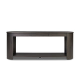 Farrow Console Table in Smoked Black Veneer from Four Hands - Luna Furniture