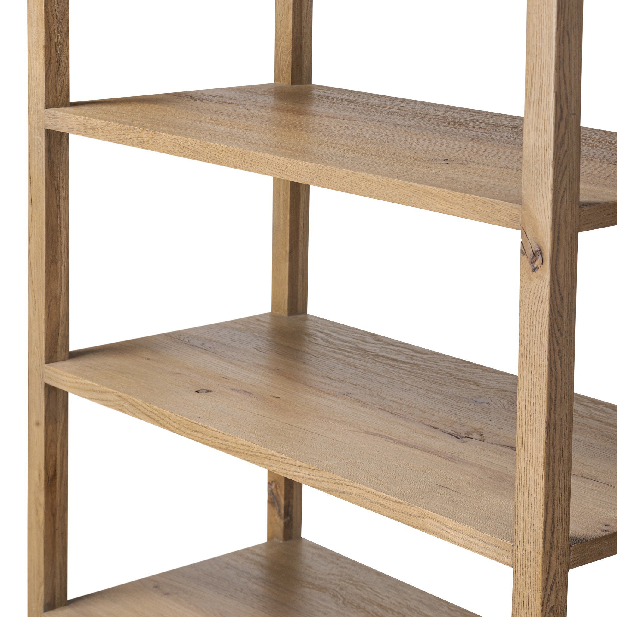 Tula Bookcase in Worn Oak Veneer – Luna Furniture