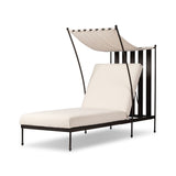 Tally Adjustable Outdoor Chaise in Bombay Flax from Four Hands - Luna Furniture