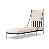 Tally Adjustable Outdoor Chaise in Bombay Flax from Four Hands - Luna Furniture