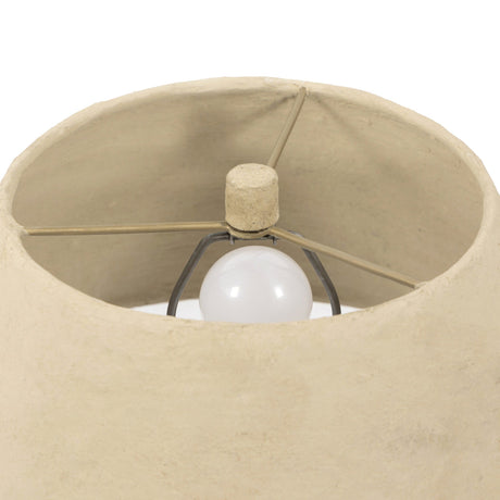Sagredo Table Lamp in Light Paper Mache from Four Hands - Luna Furniture