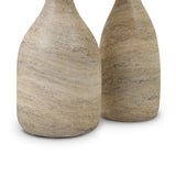 Cora Nesting End Tables in Textured Sandy Grey from Four Hands - Luna Furniture