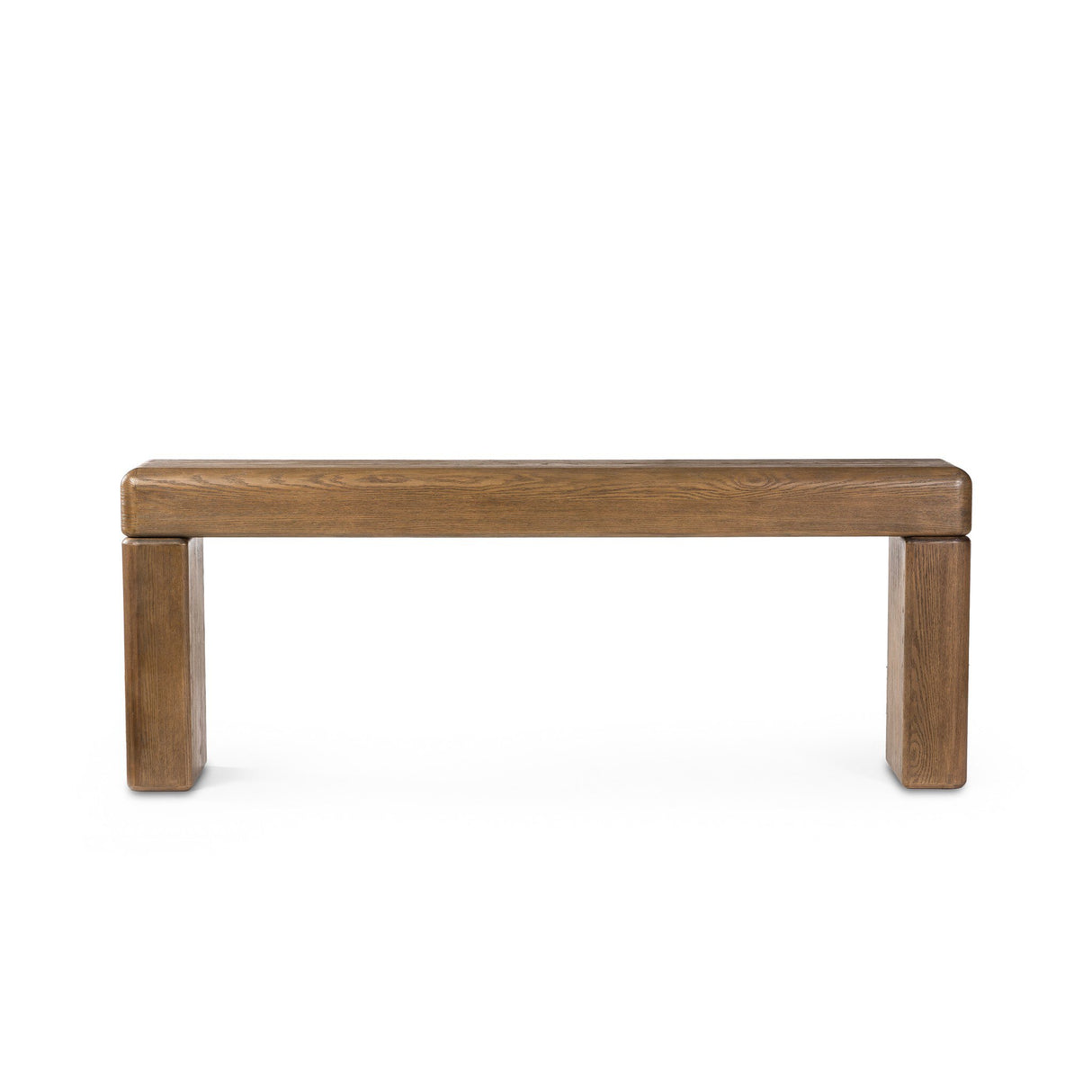 Eva Console Table in Drifted Oak Veneer from Four Hands - Luna Furniture