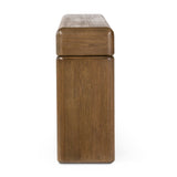 Eva Console Table in Drifted Oak Veneer from Four Hands - Luna Furniture
