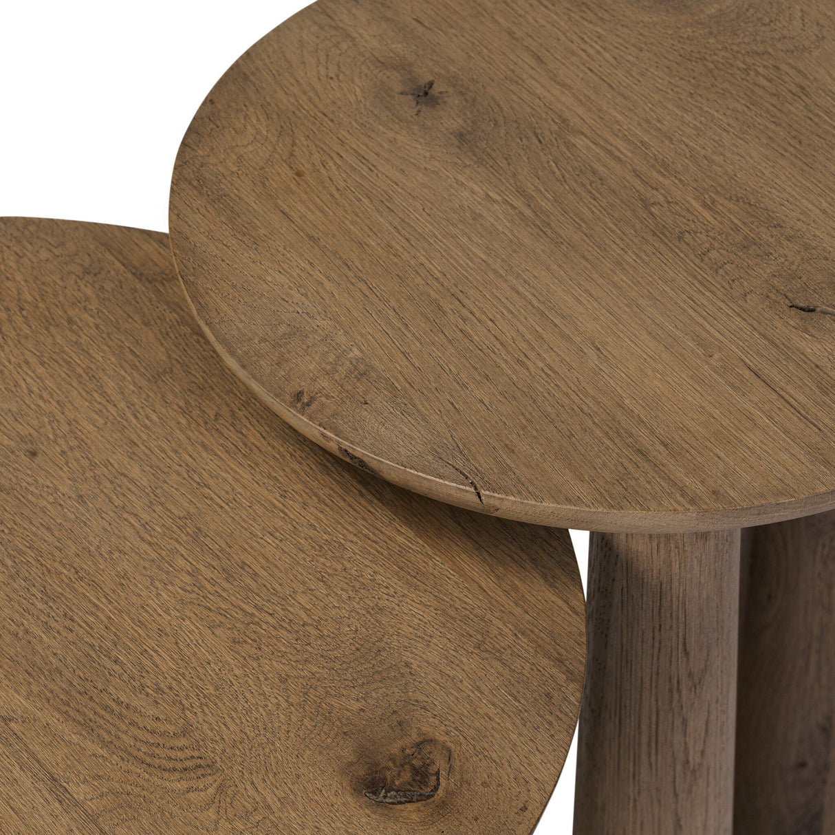 Cooper Nesting End Tables in Drifted Oak from Four Hands - Luna Furniture