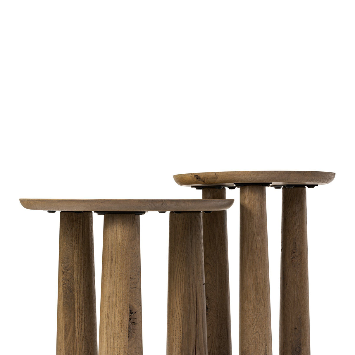 Cooper Nesting End Tables in Drifted Oak from Four Hands - Luna Furniture
