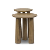 Cooper Nesting End Tables in Drifted Oak from Four Hands - Luna Furniture