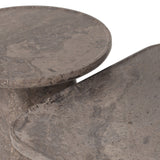 Zane Coffee Table Set in Warm Grey Marble from Four Hands - Luna Furniture