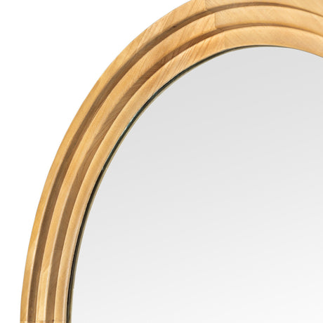 Belvin Floor Mirror in Sandy Nettlewood from Four Hands - Luna Furniture