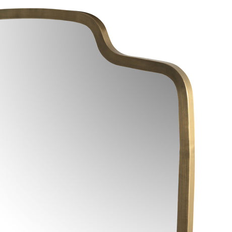 Vault Mirror in Antique Brass Iron from Four Hands - Luna Furniture