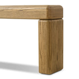 Eva Console Table in Drifted Oak Veneer from Four Hands - Luna Furniture